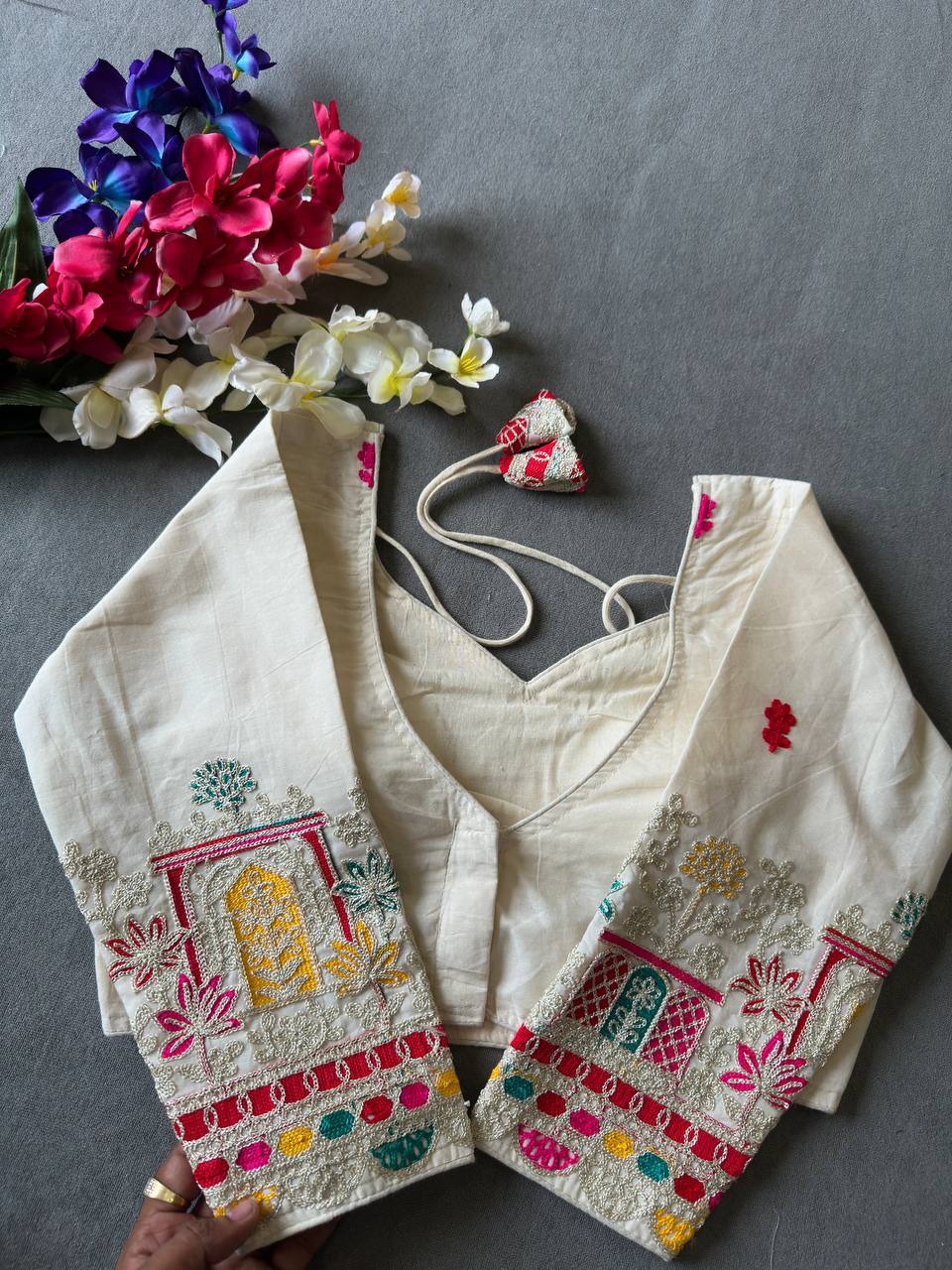 PURE KHADI COTTON BLOUSE