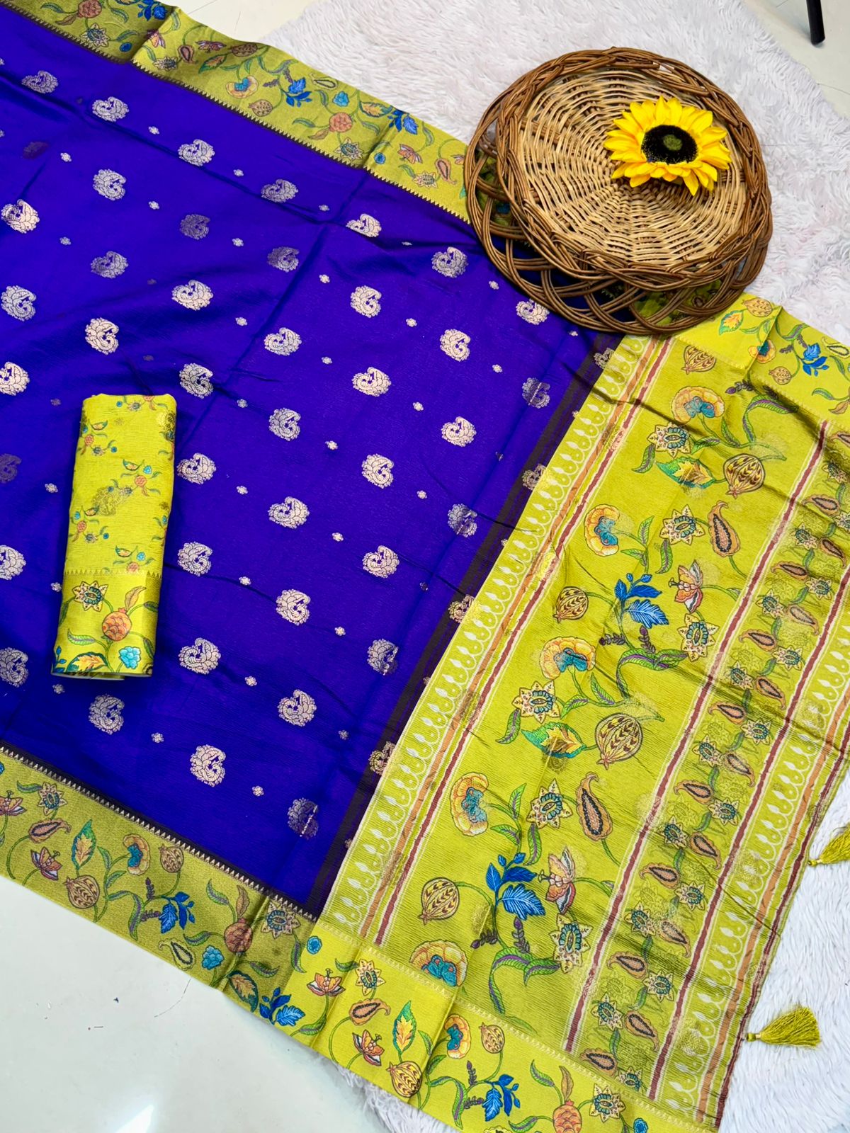 Pure Bandhej Silk Saree