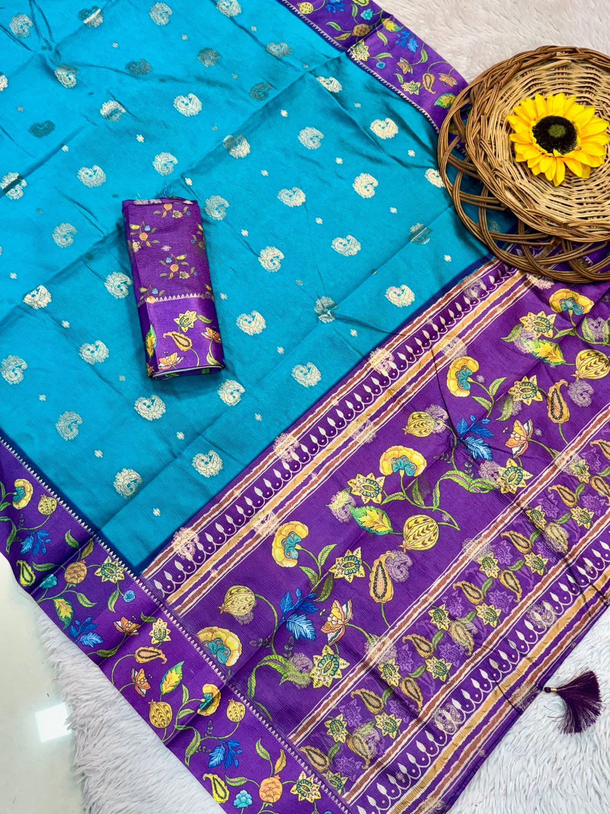 Pure Bandhej Silk Saree