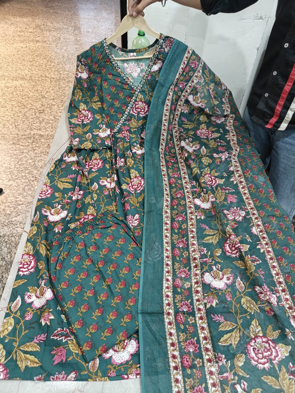 JAIPUR AZRAK PRINT 3 PC SET