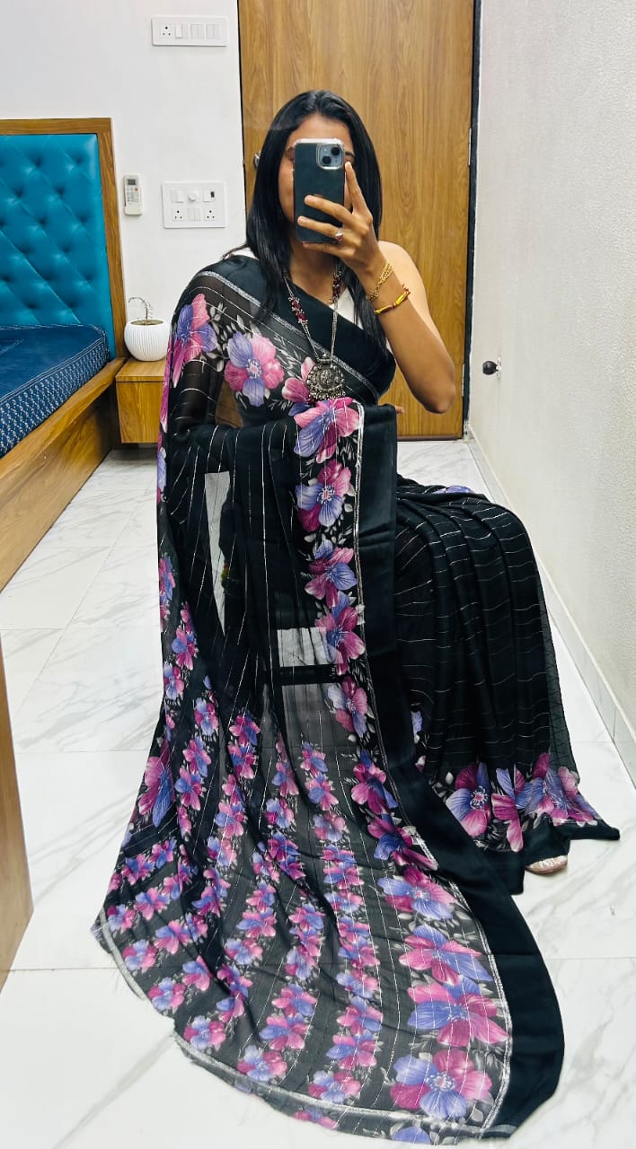 Zari Leriya Saree