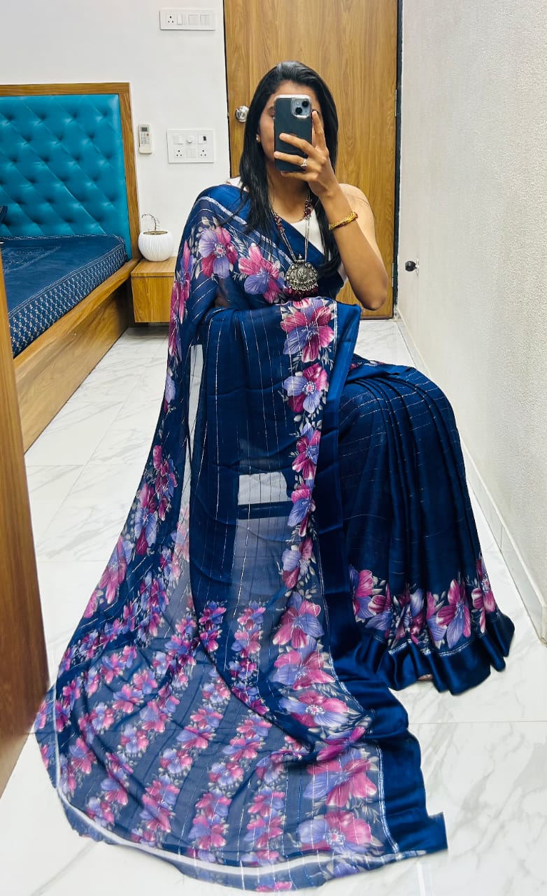 Zari Leriya Saree