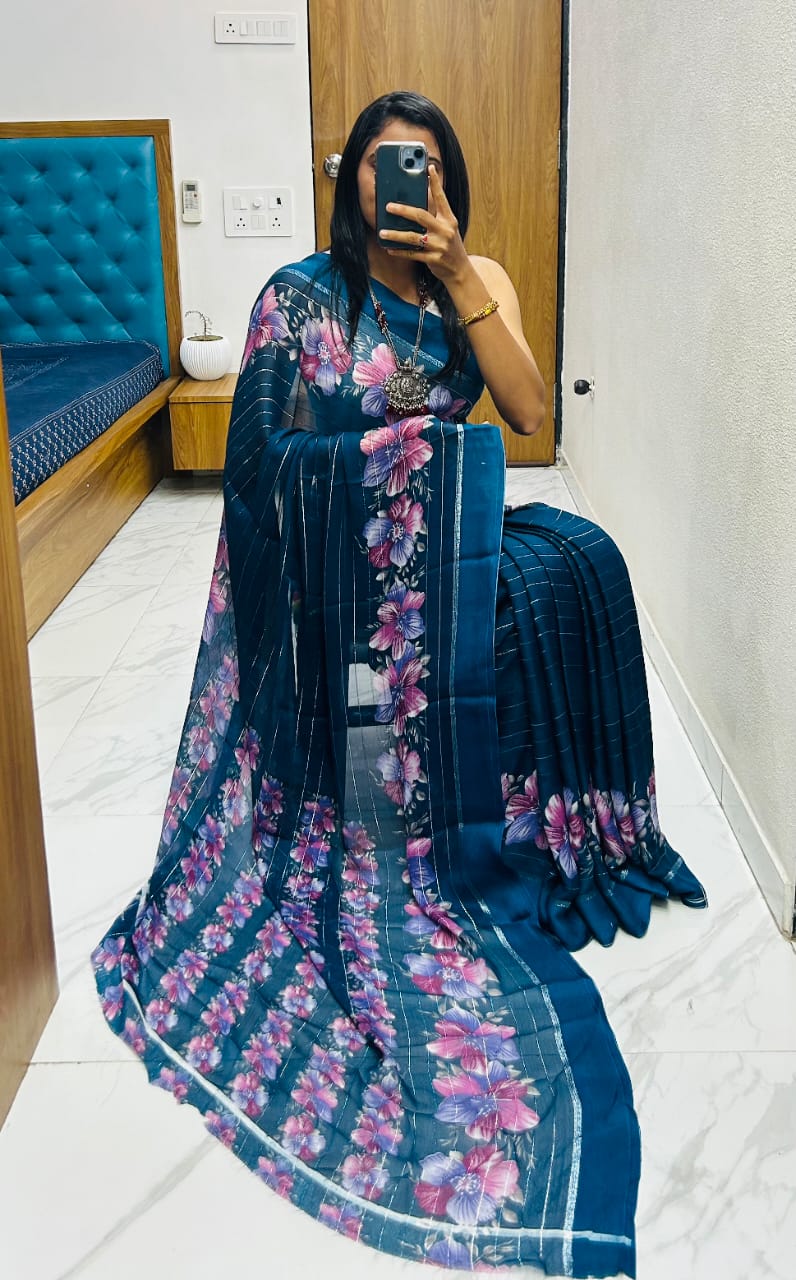 Zari Leriya Saree