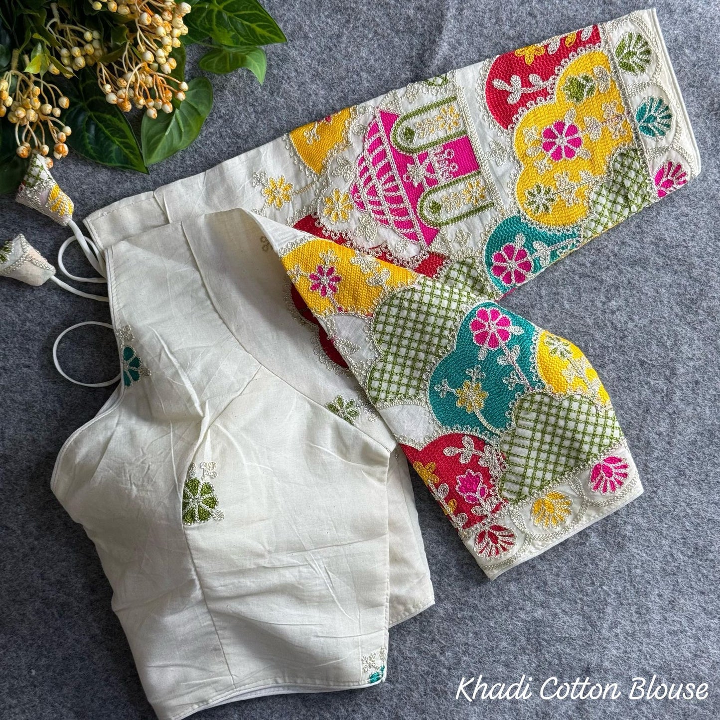 PURE KHADI COTTON BLOUSE