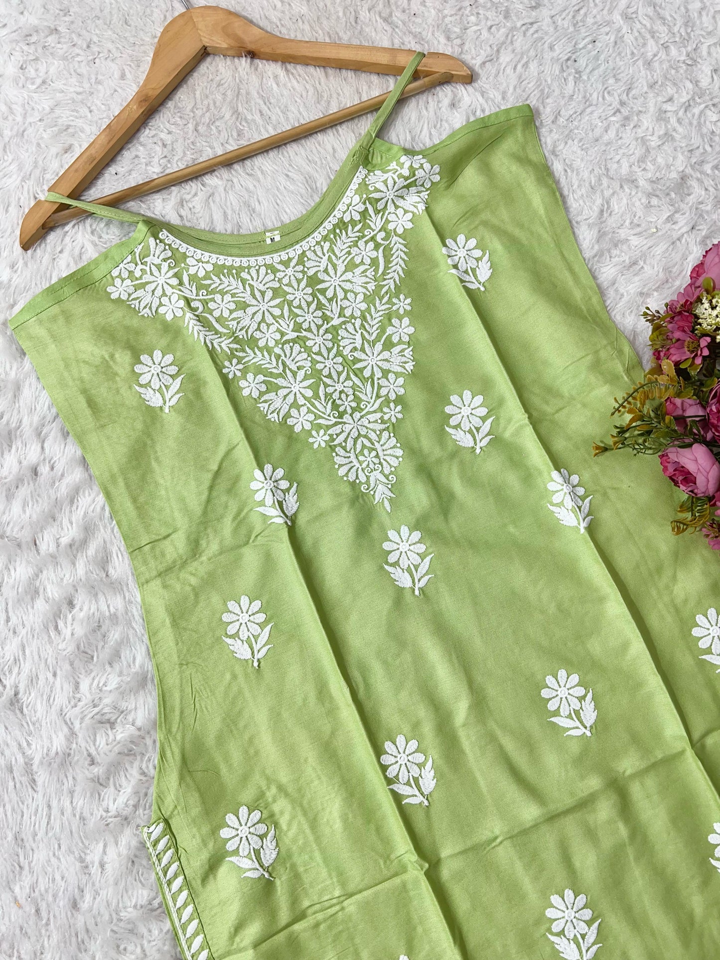 HEAVY EMBROIDERY WORK KURTI