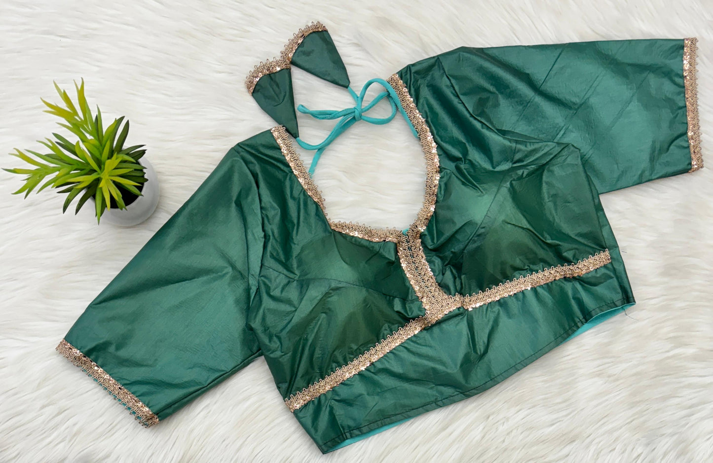 Navratan Silk Blouse