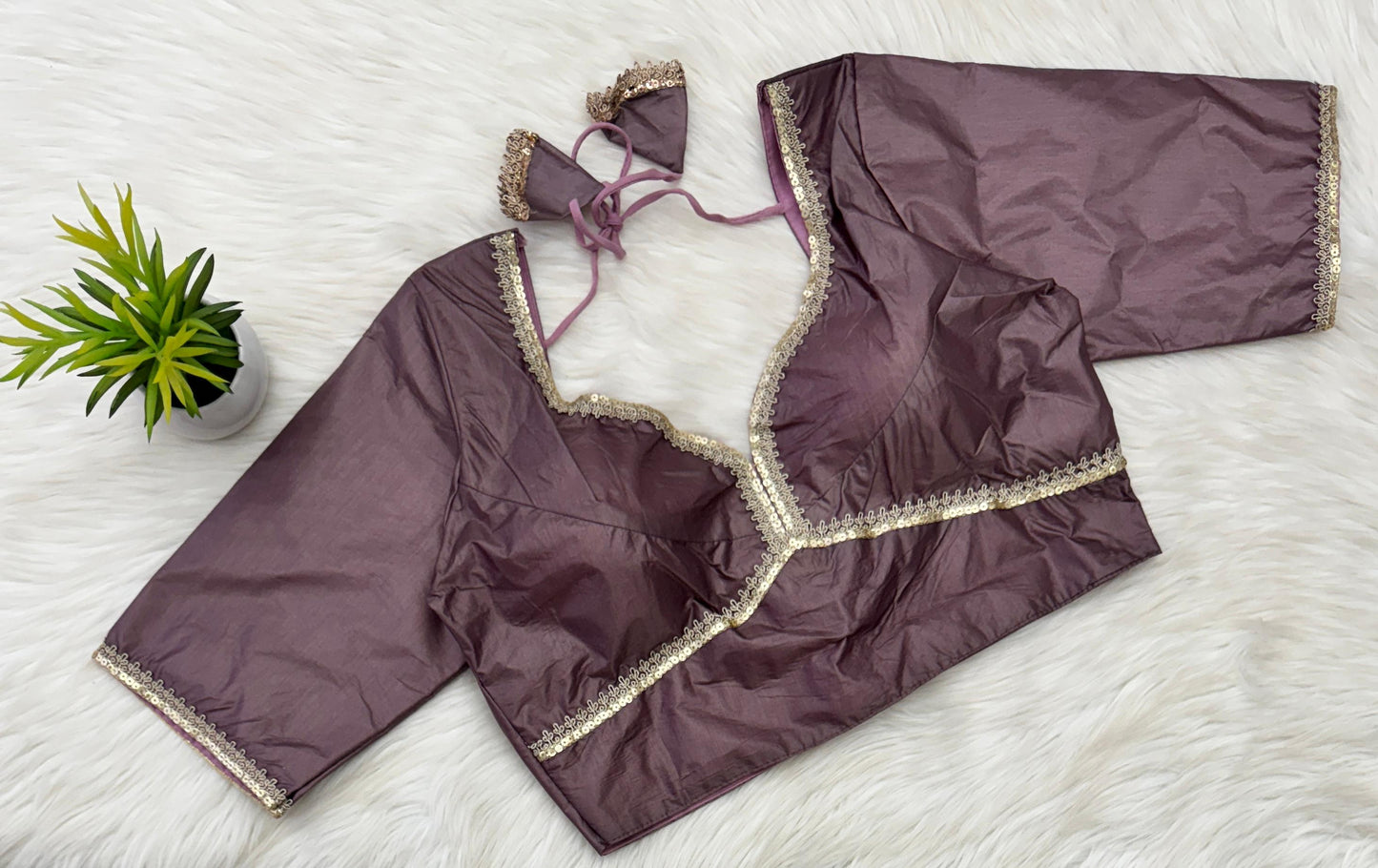 Navratan Silk Blouse