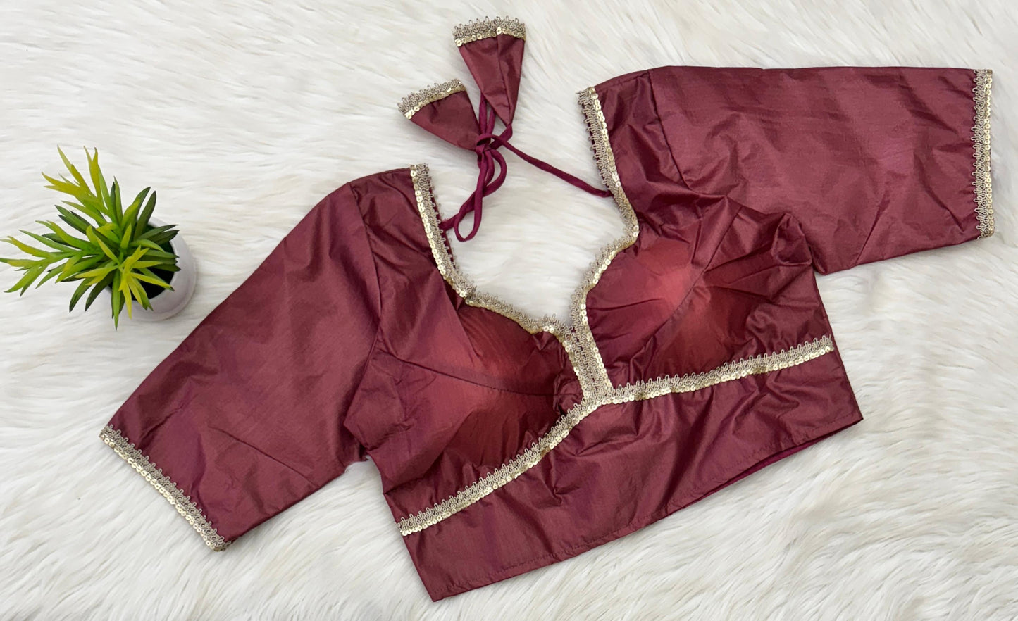 Navratan Silk Blouse