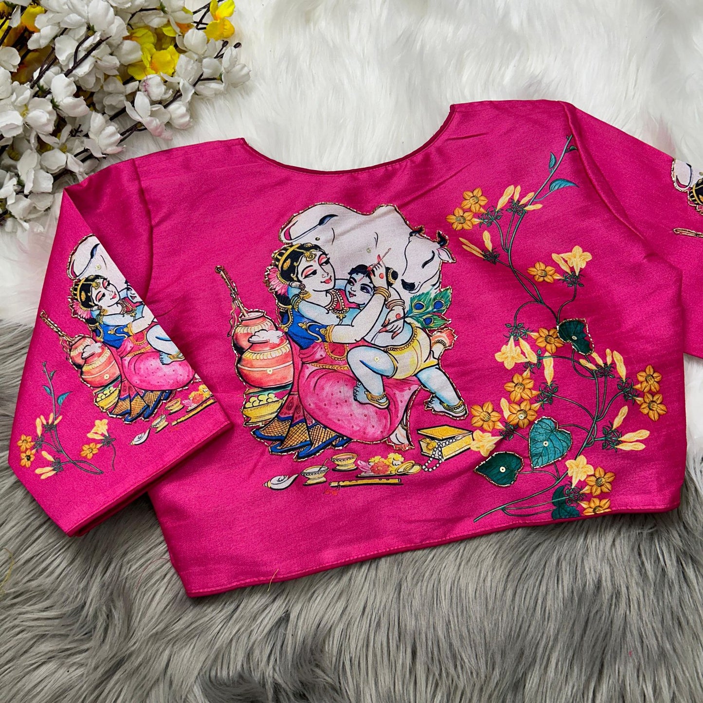 Pure Silk Handwork Blouse