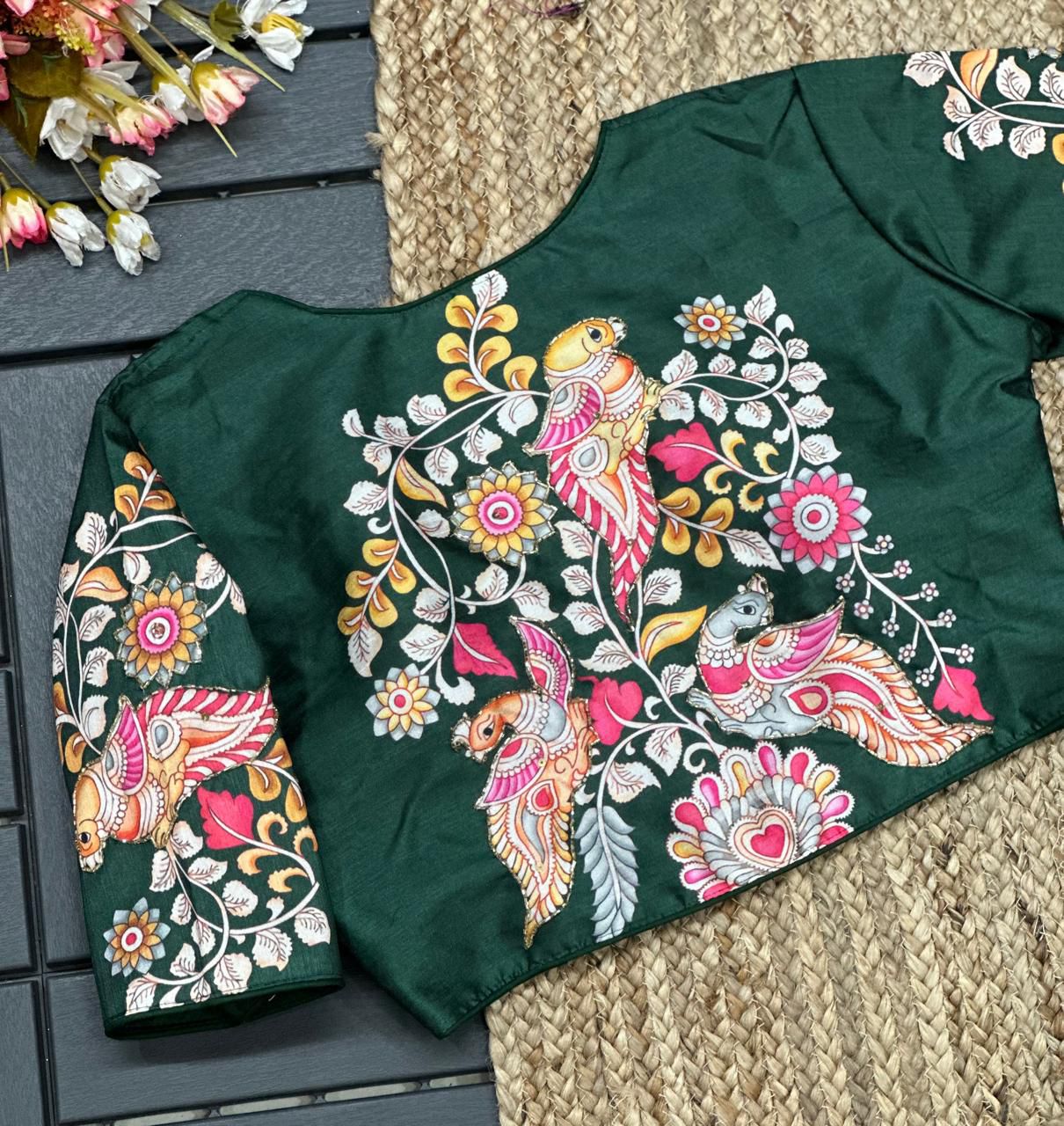 Pure Silk Handwork Blouse