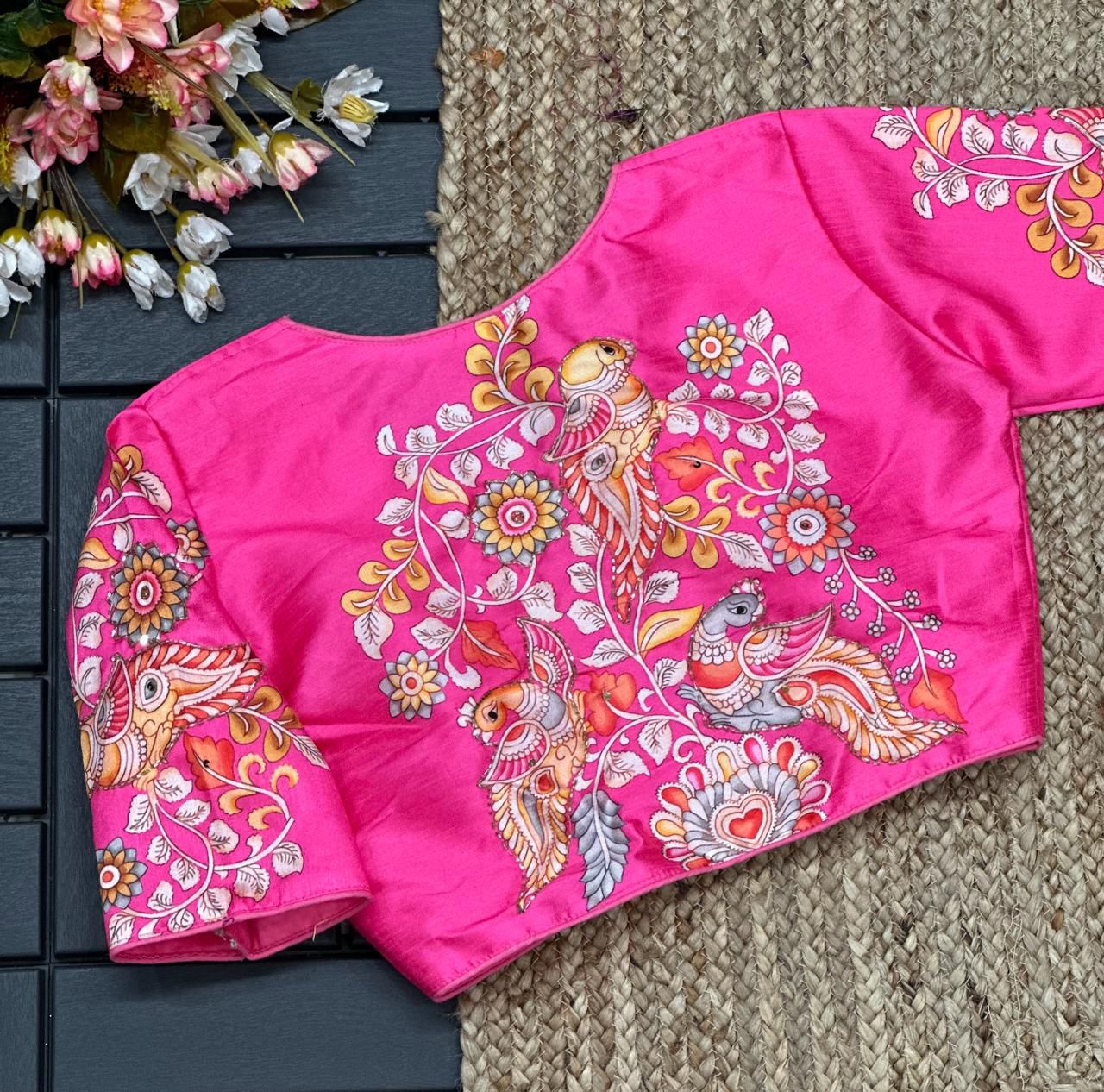 Pure Silk Handwork Blouse