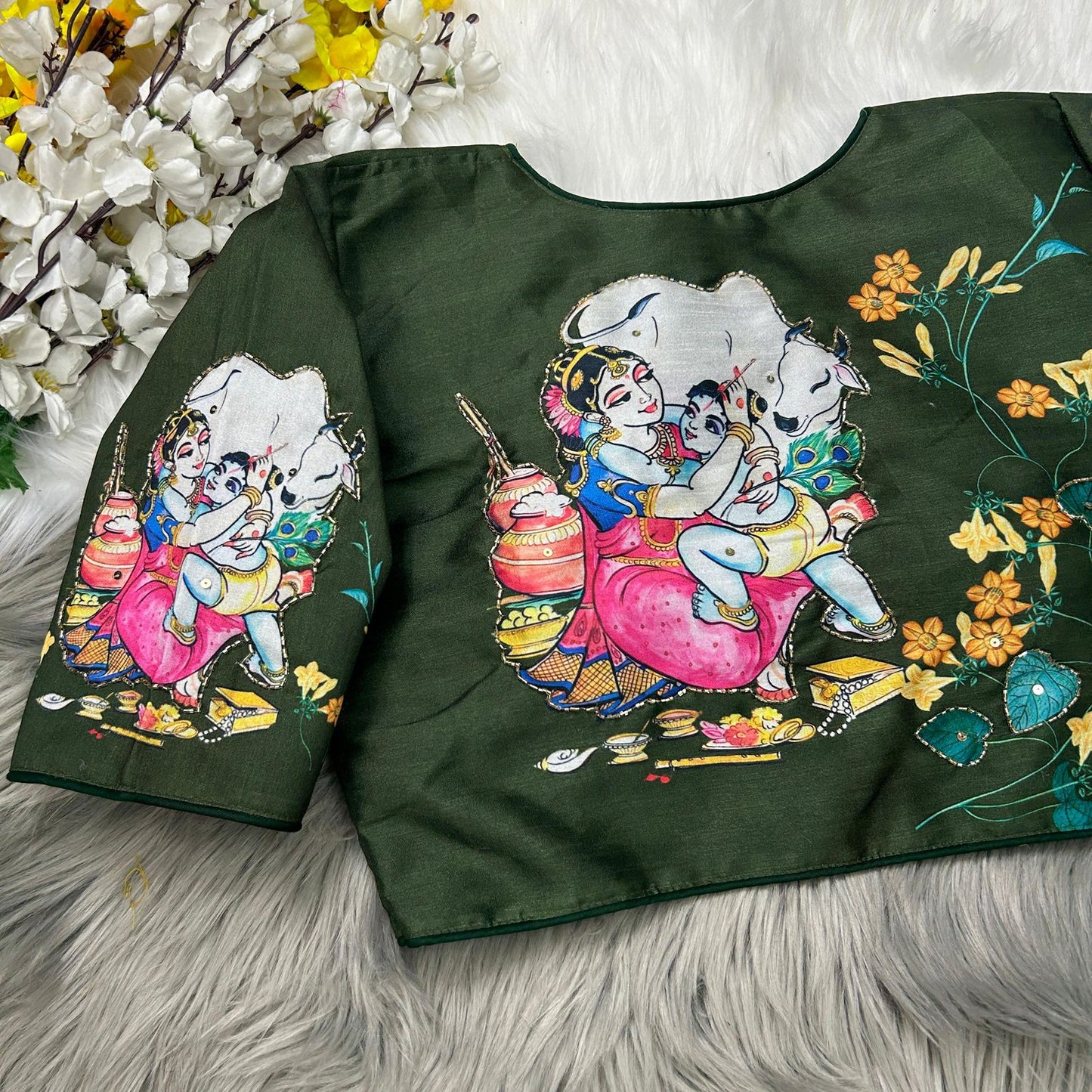 Pure Silk Handwork Blouse