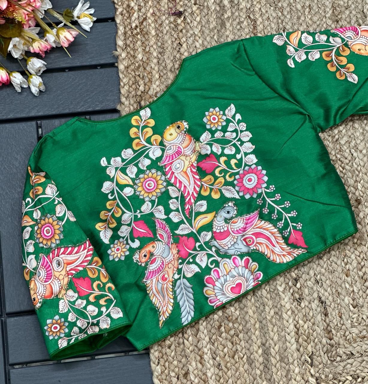 Pure Silk Handwork Blouse