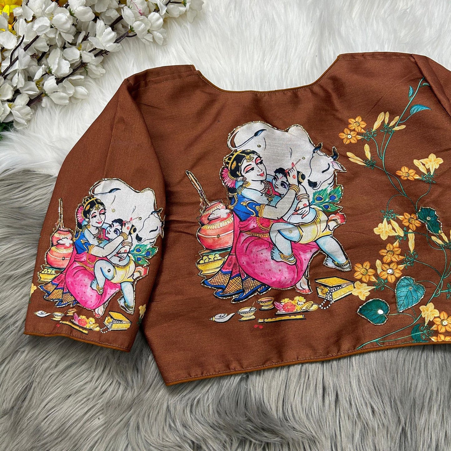 Pure Silk Handwork Blouse