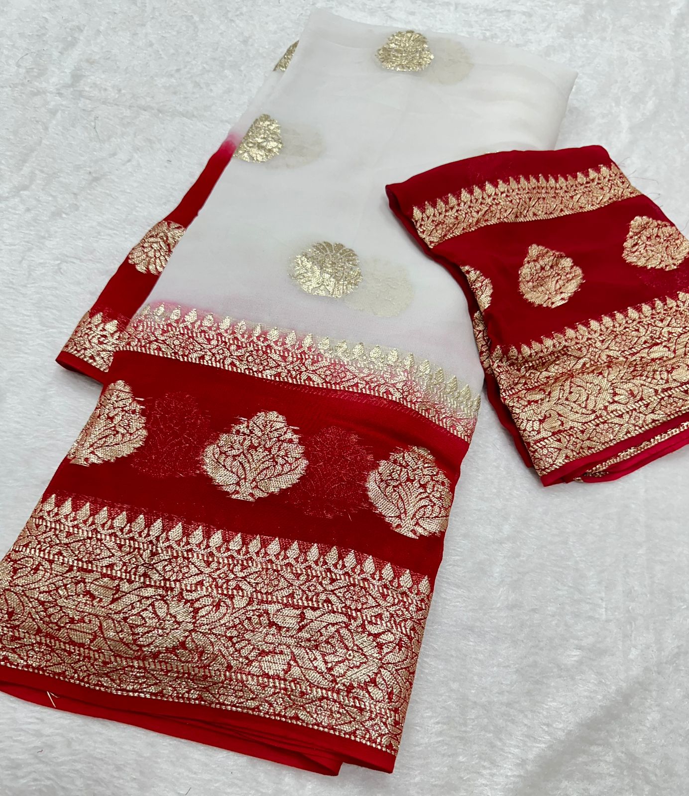 Viscose Georgette Saree