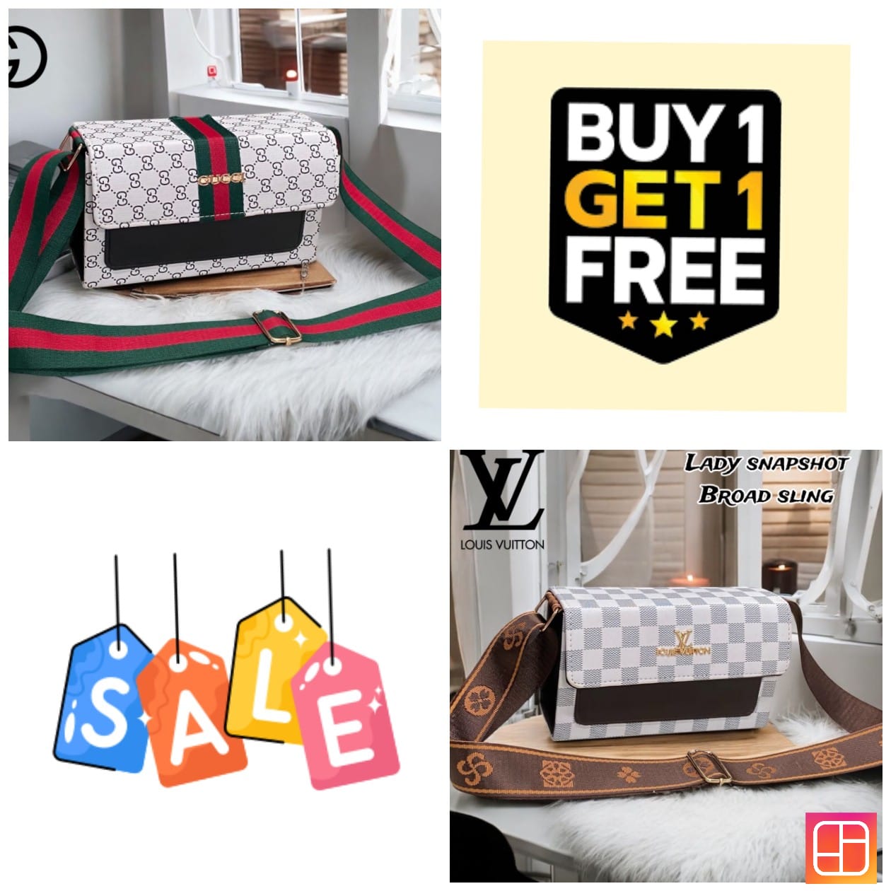 GUCCI AND LOUIS VUITTON