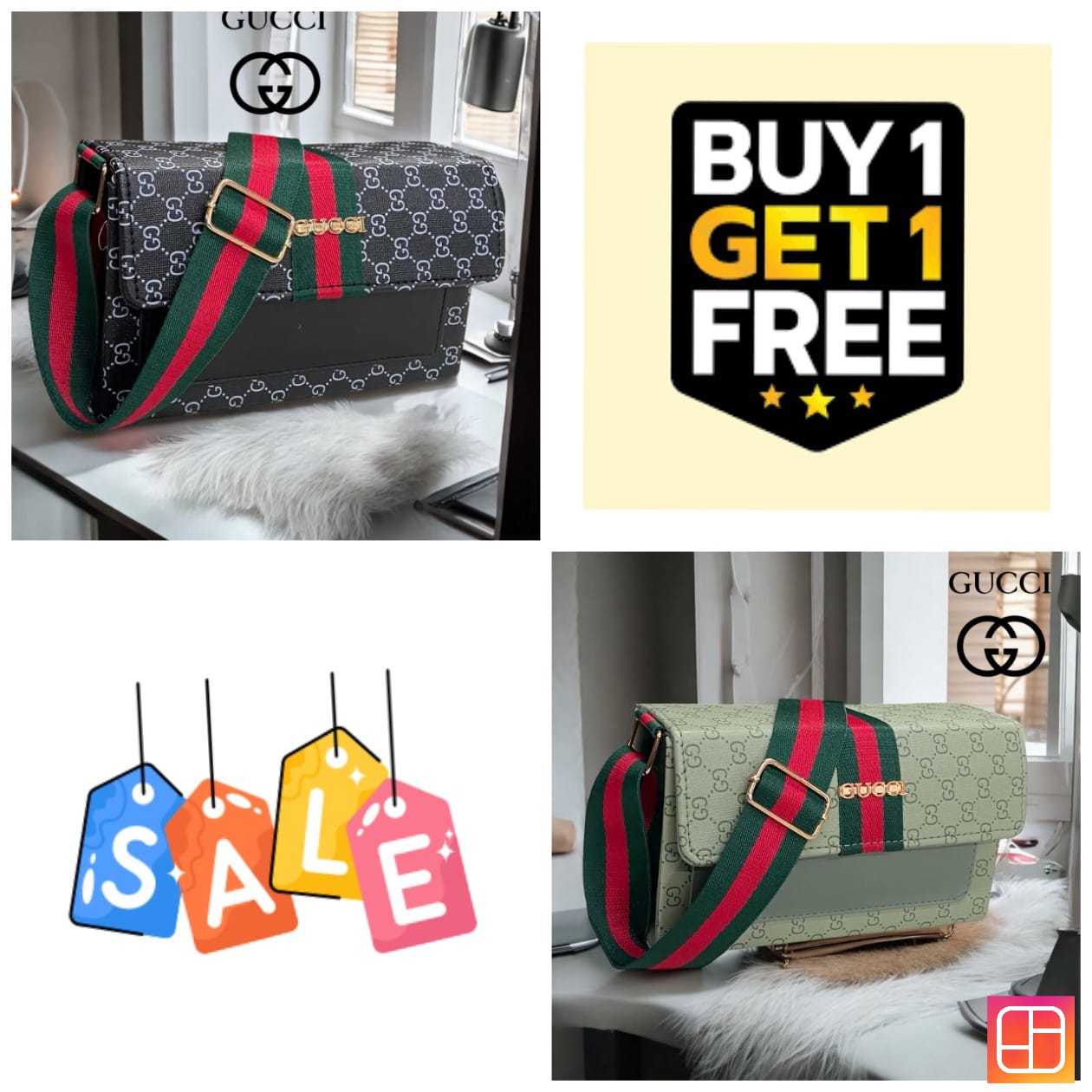 GUCCI AND LOUIS VUITTON