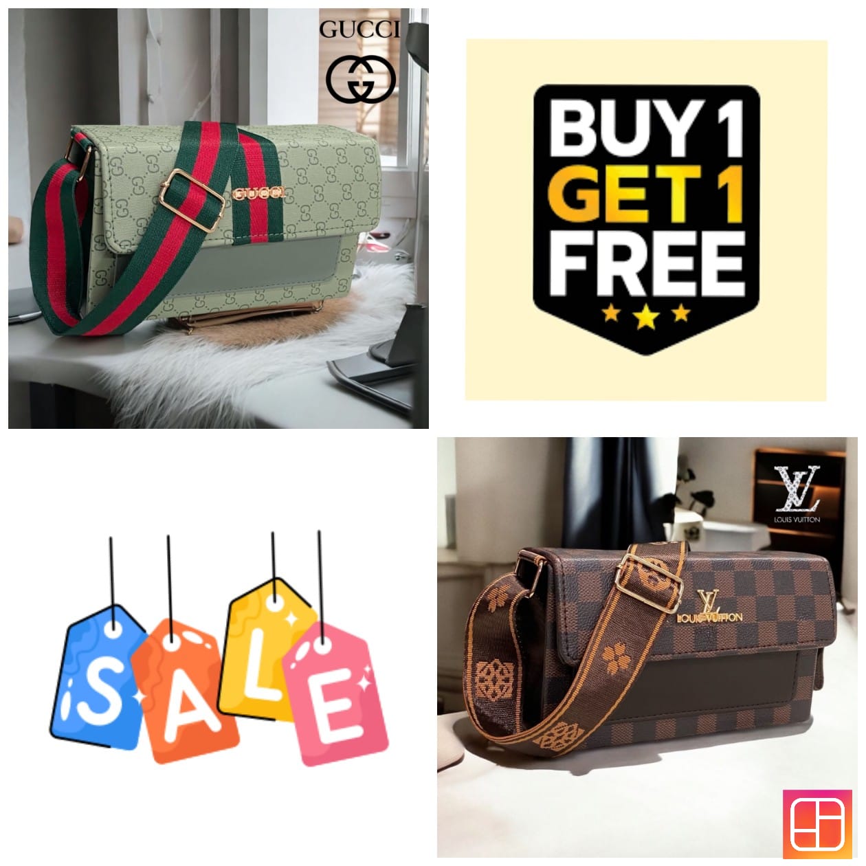 GUCCI AND LOUIS VUITTON