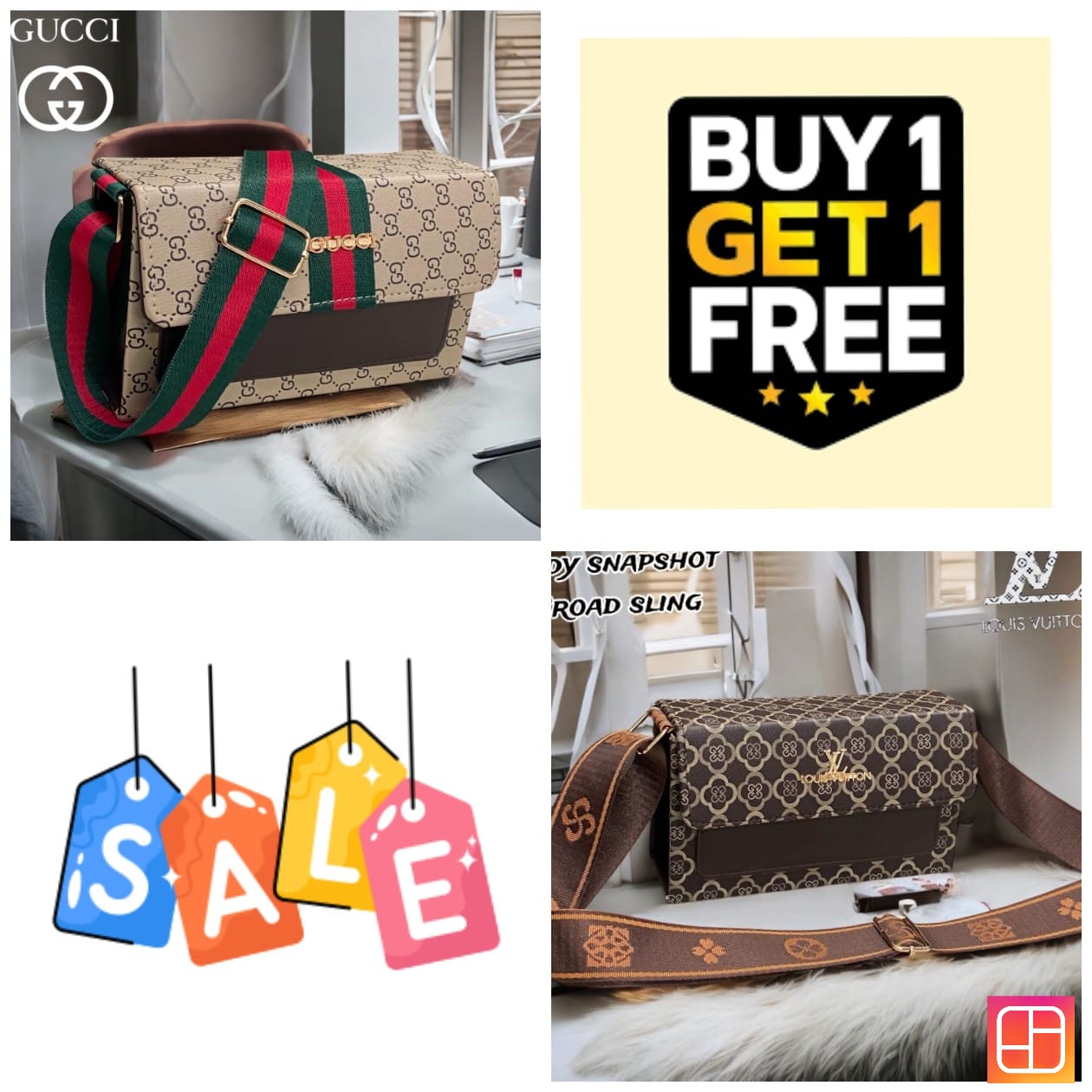 GUCCI AND LOUIS VUITTON