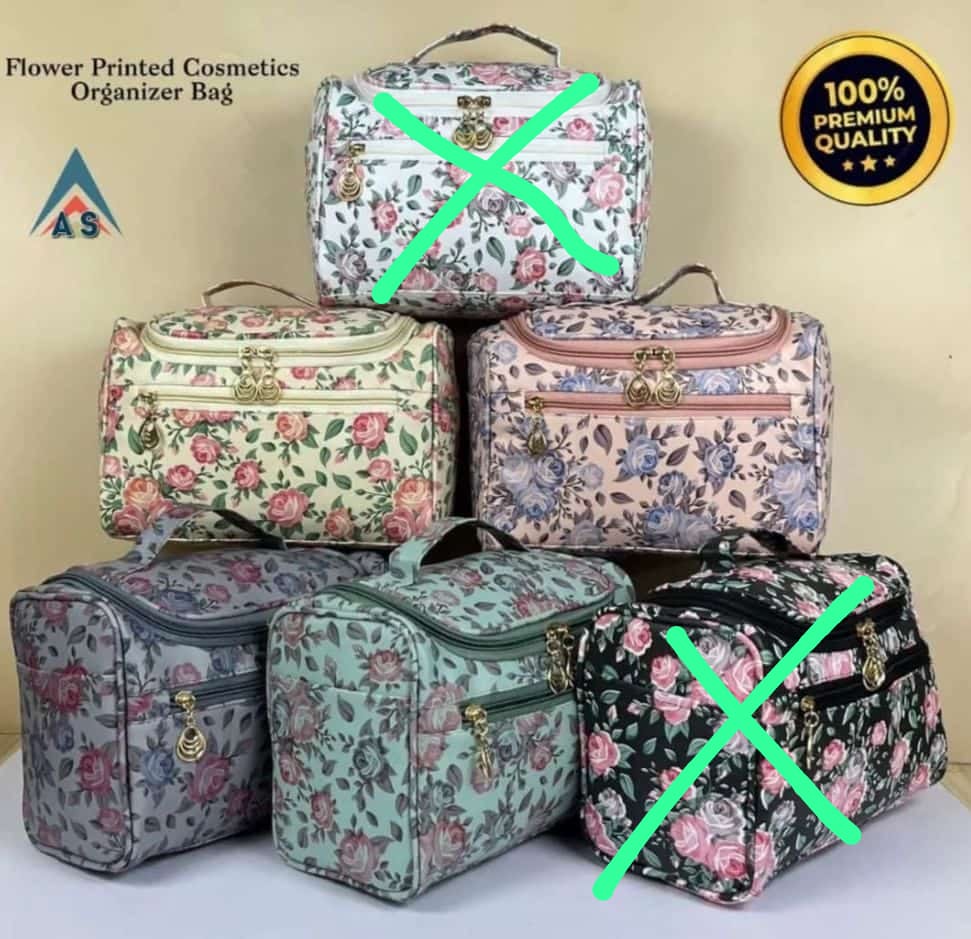 Flower Printed Cosmetics Makeup Kit