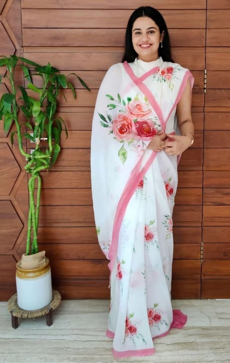 Soft Georgette Saree