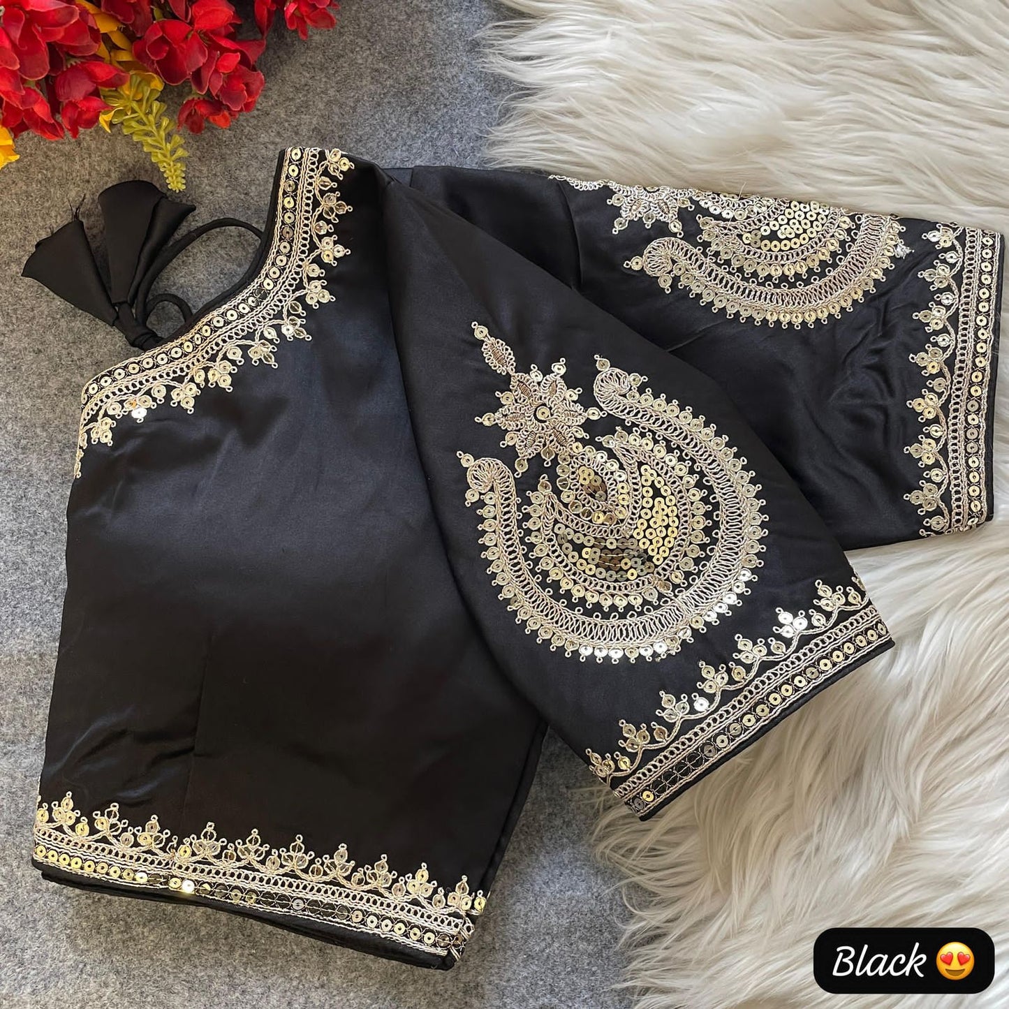 Heavy Pure Roman Silk Blouse