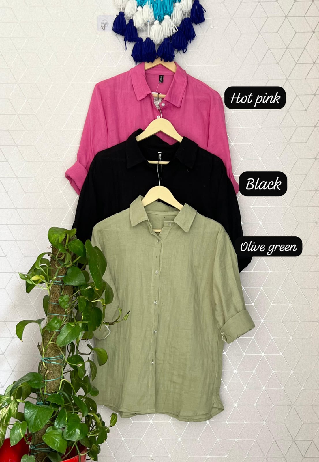 MULMUL BAGGY SHIRT