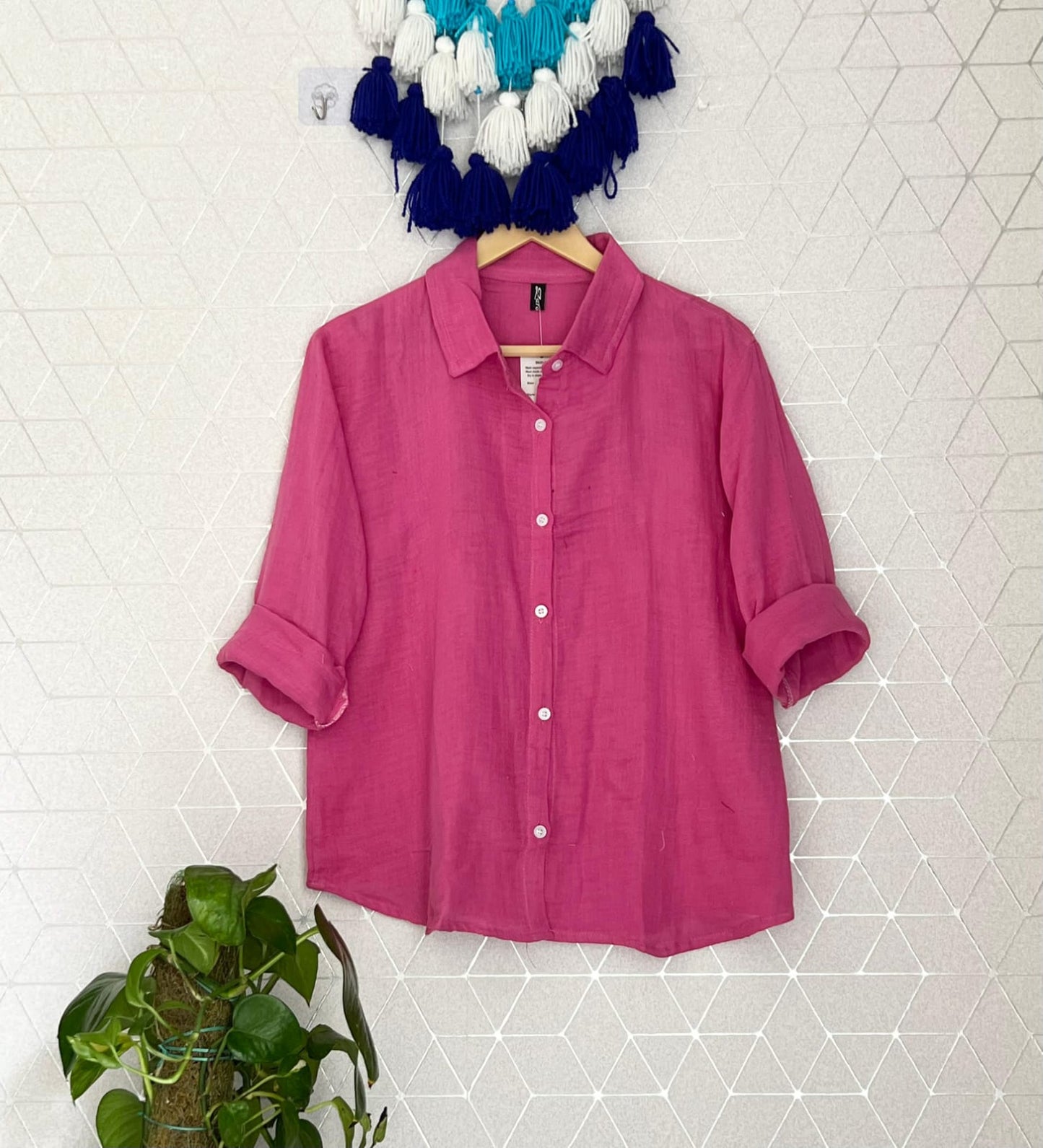 MULMUL BAGGY SHIRT