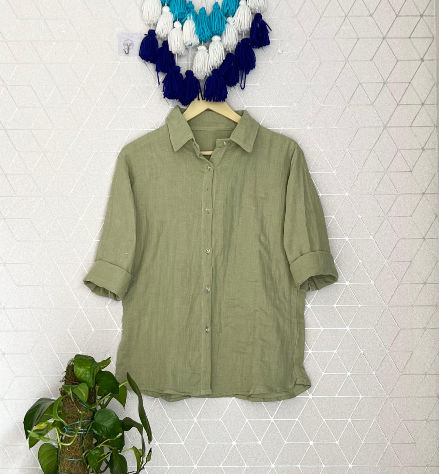MULMUL BAGGY SHIRT