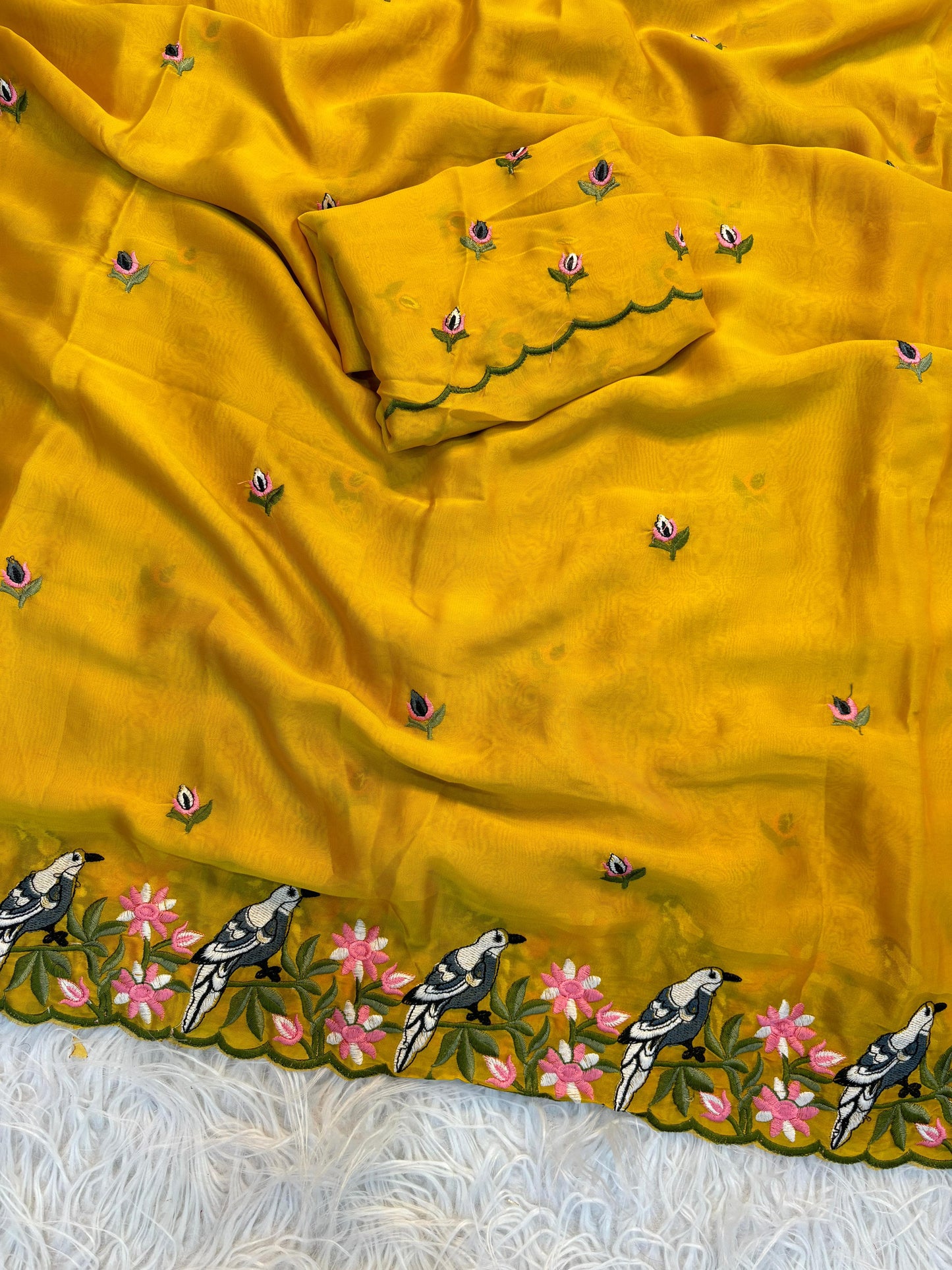 Rangoli saree