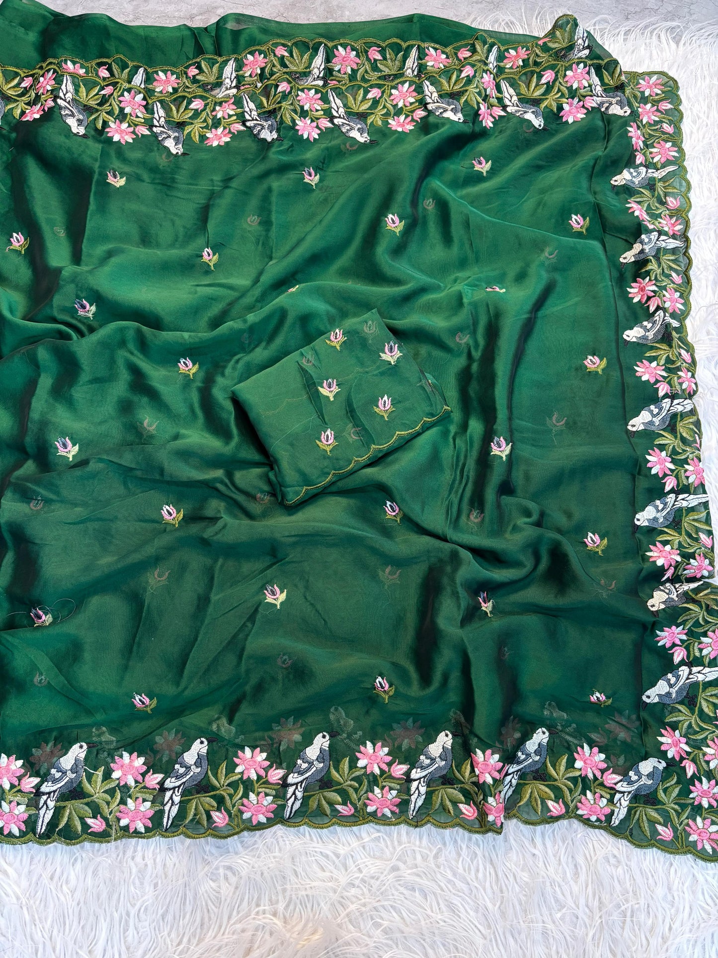 Rangoli saree