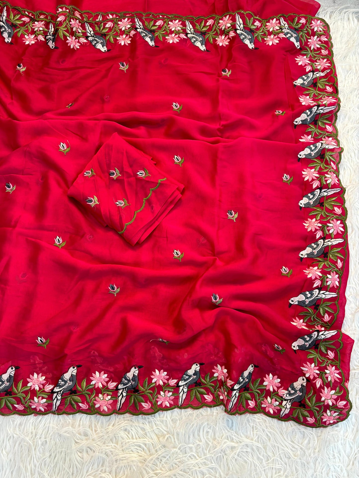 Rangoli saree