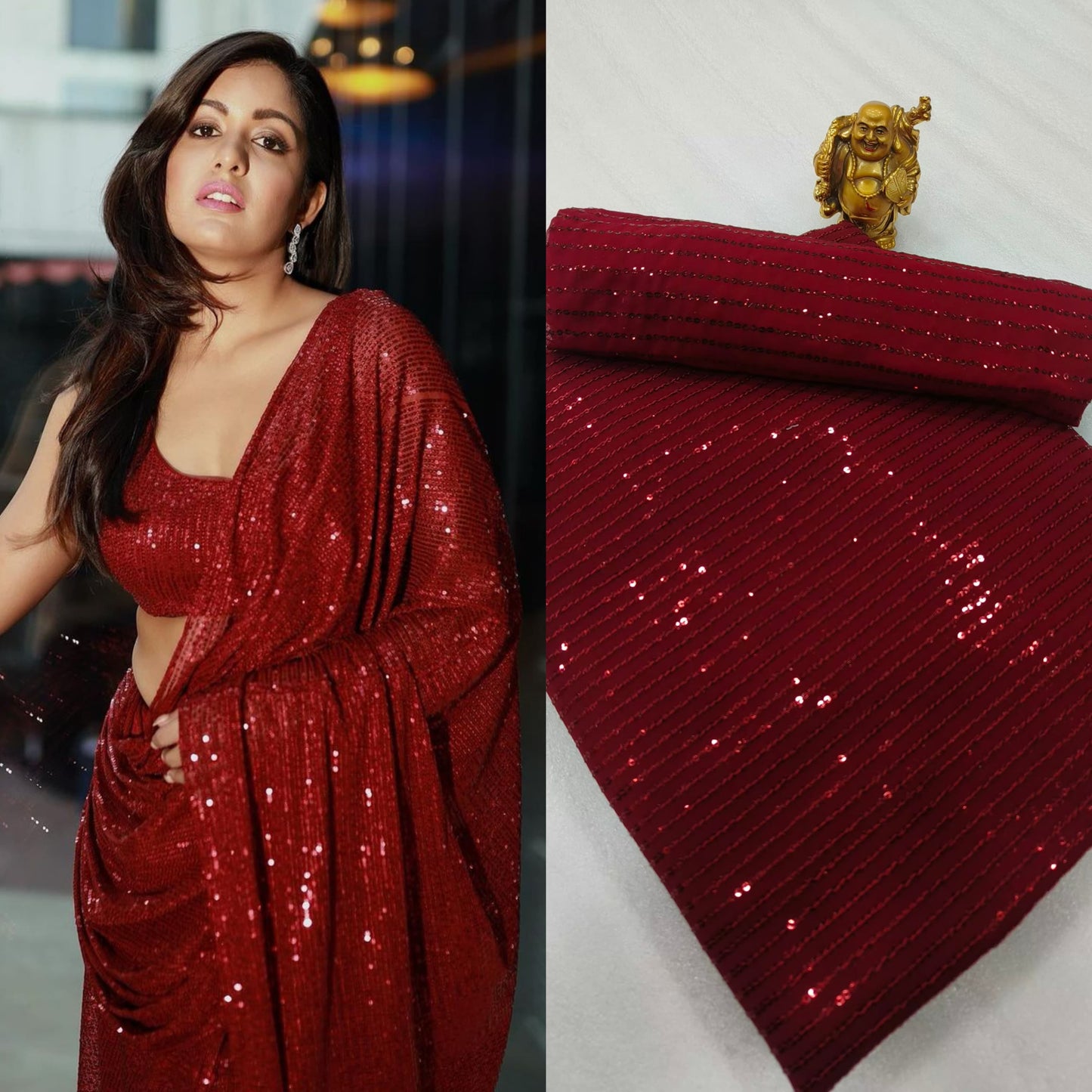 Sequin Saree
