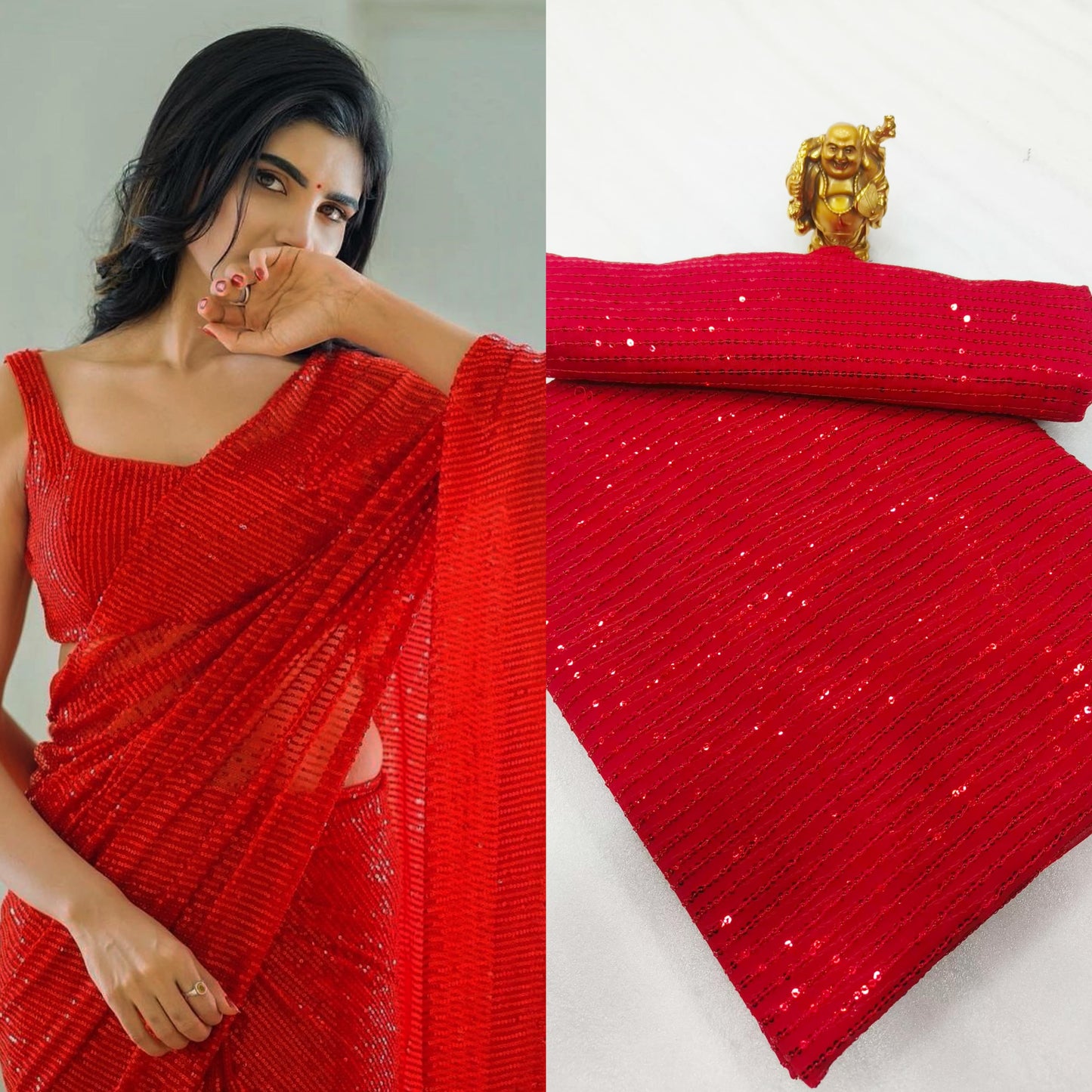 Sequin Saree