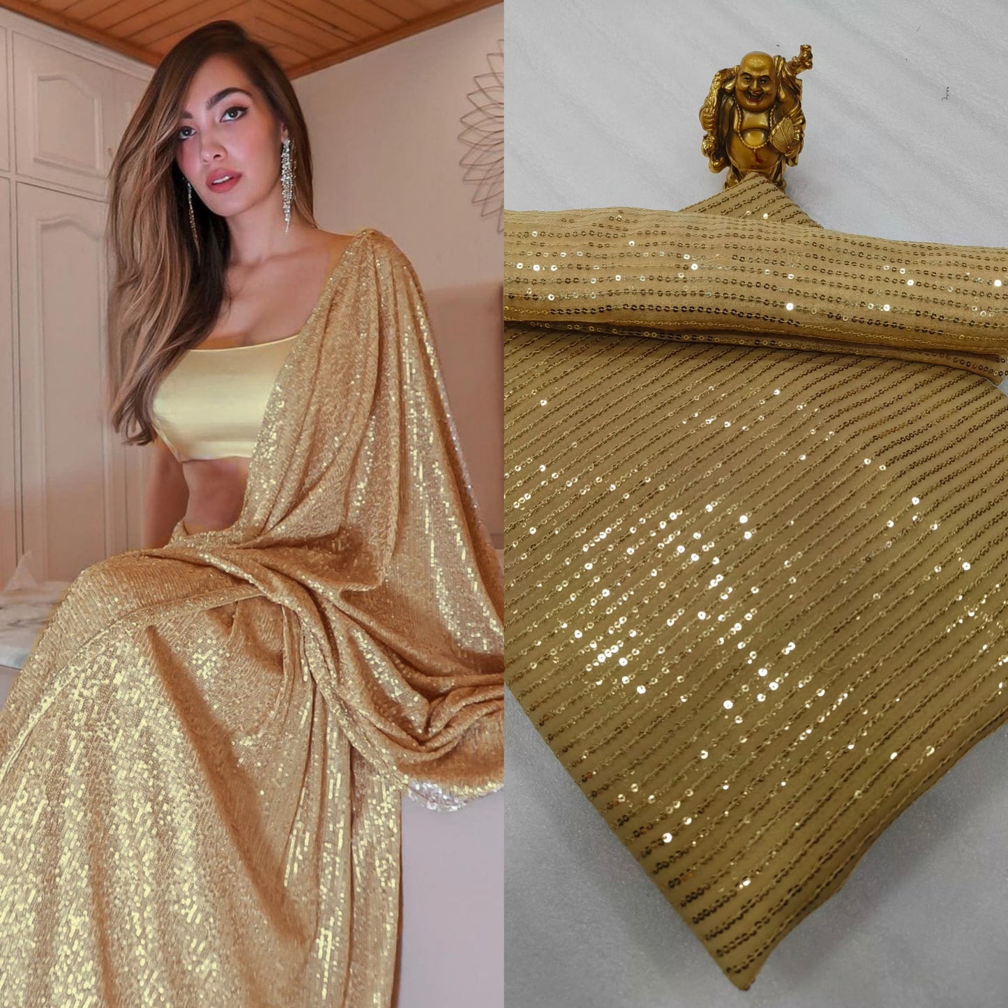 Sequin Saree