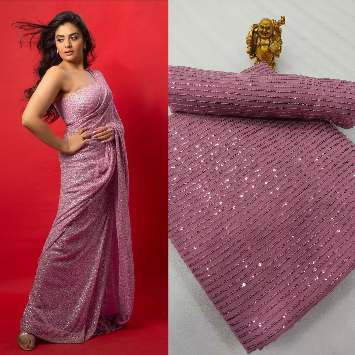 Sequin Saree