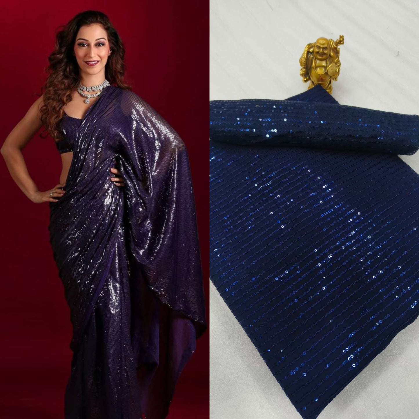 Sequin Saree