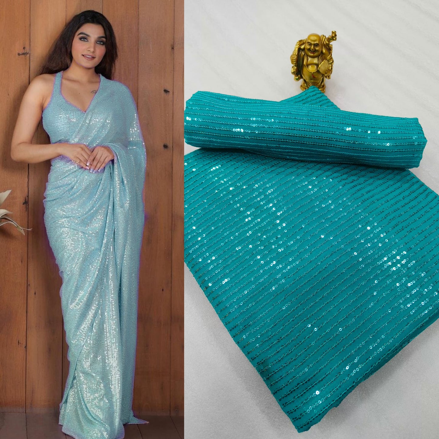 Sequin Saree