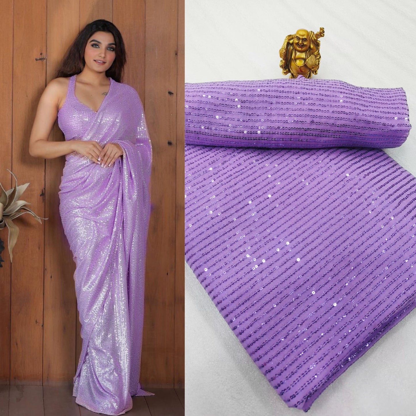 Sequin Saree