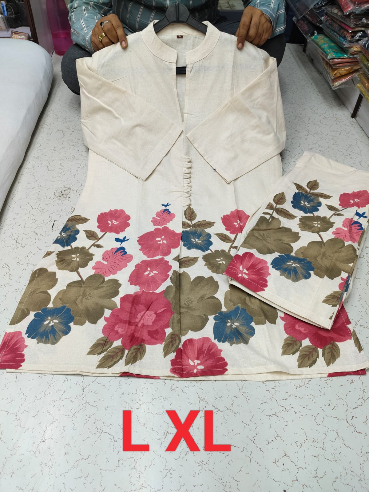 KHADI COTTON CO-ORD SET