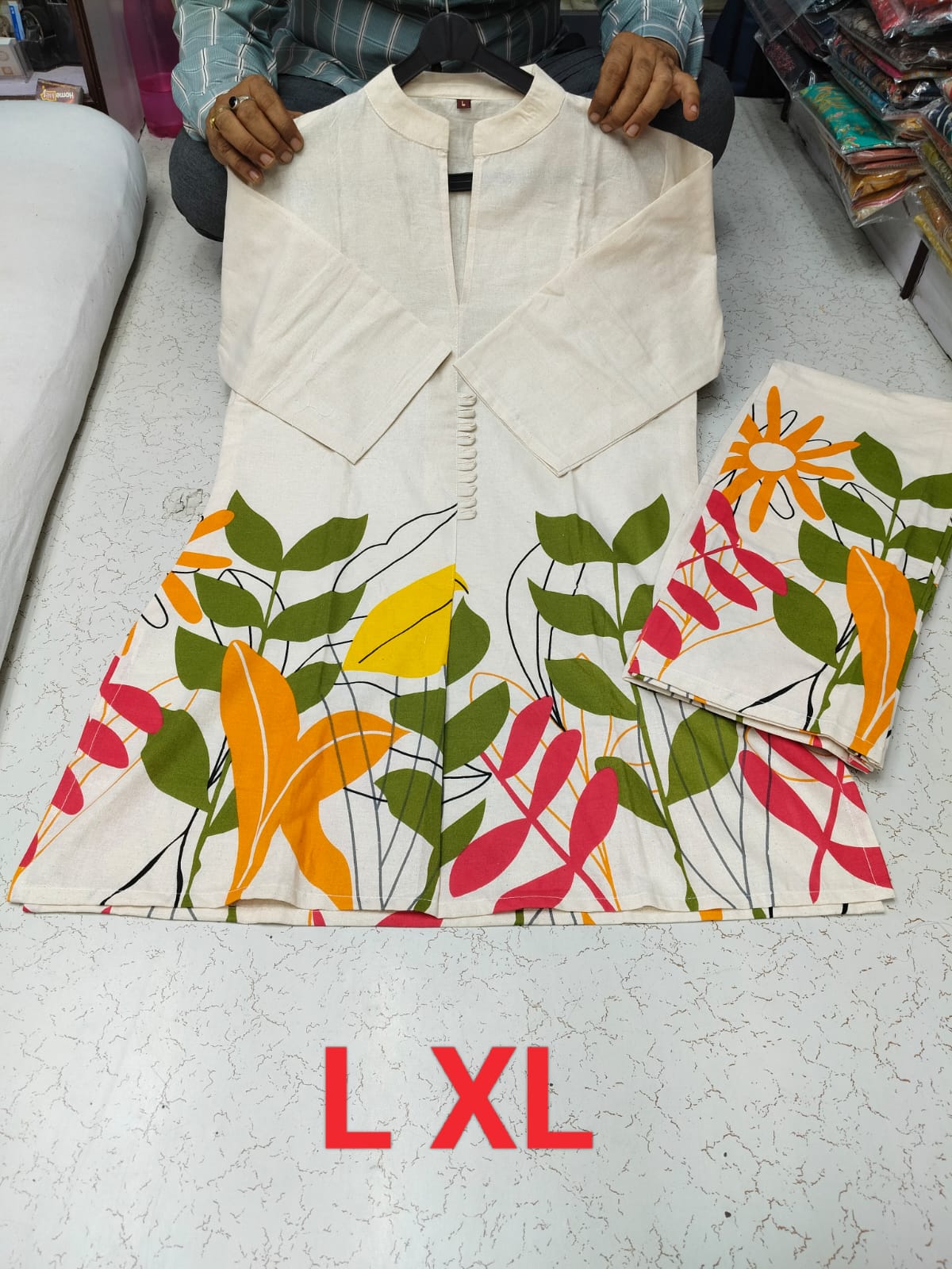 KHADI COTTON CO-ORD SET