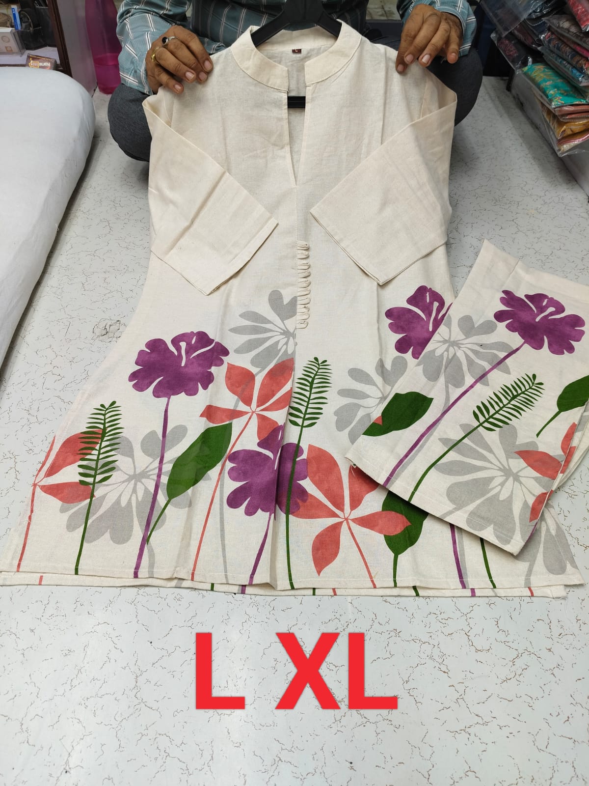 KHADI COTTON CO-ORD SET
