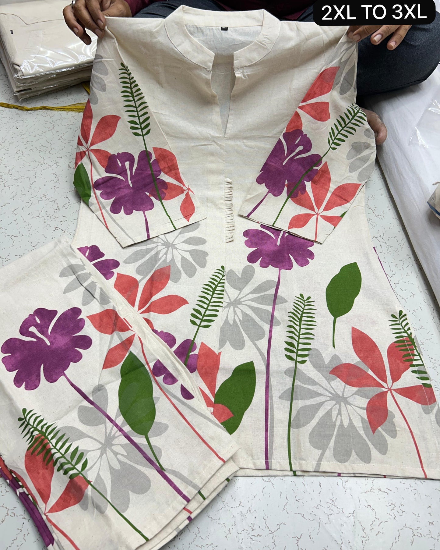 KHADI COTTON CO-ORD SET