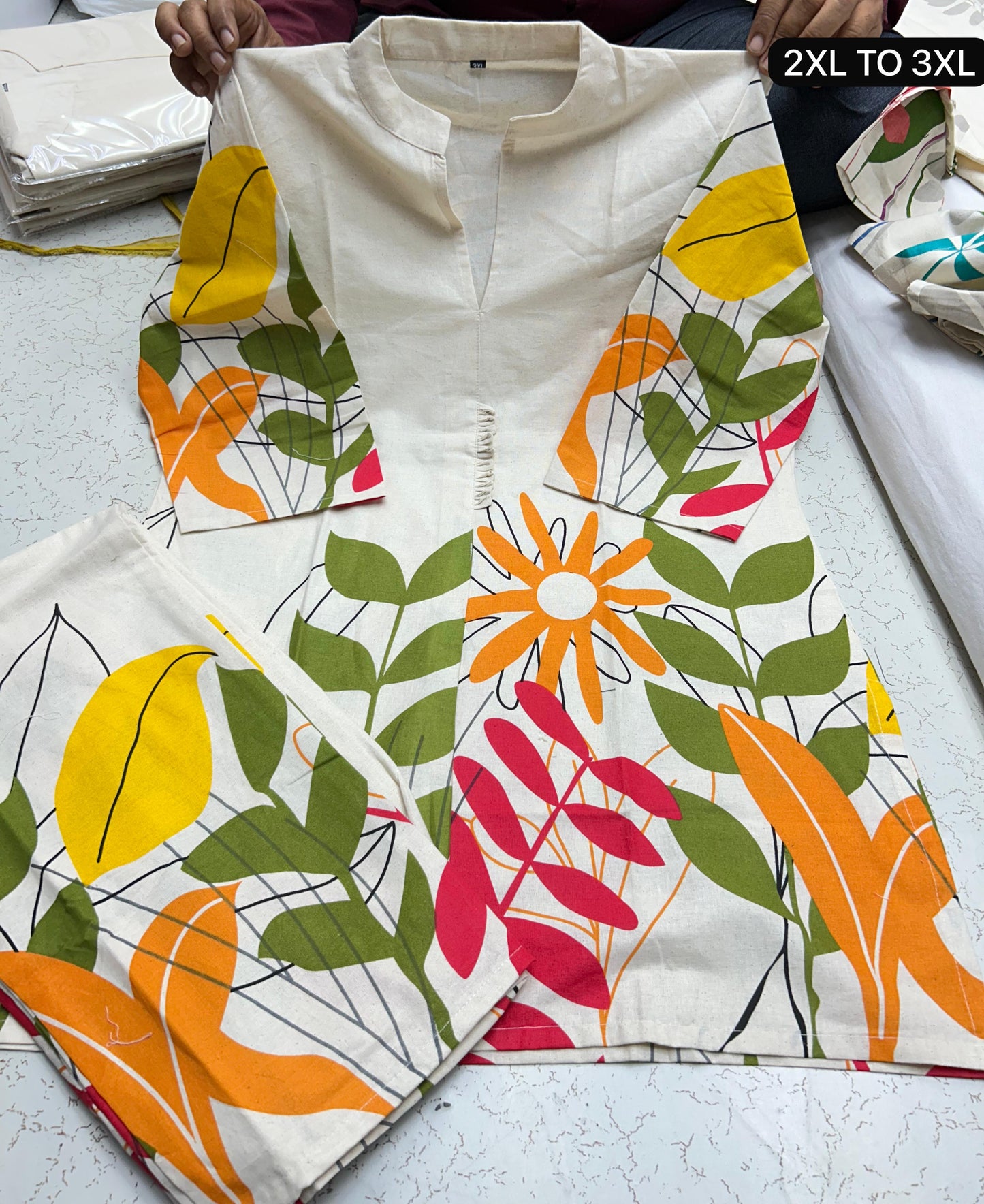 KHADI COTTON CO-ORD SET
