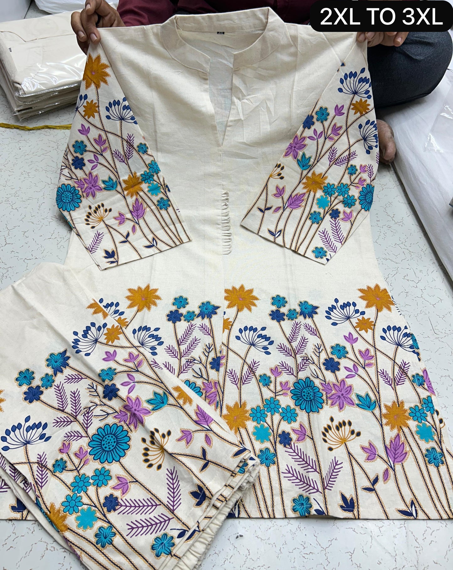 KHADI COTTON CO-ORD SET