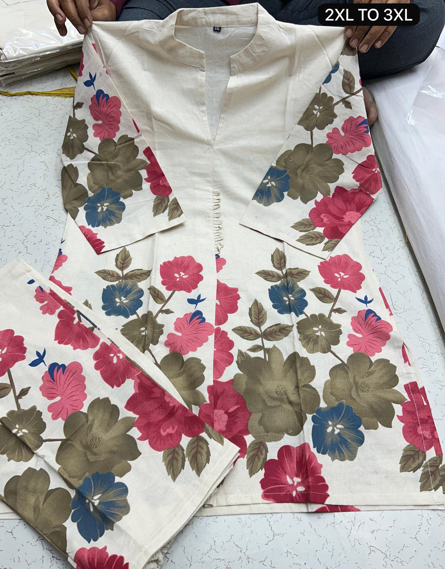 KHADI COTTON CO-ORD SET
