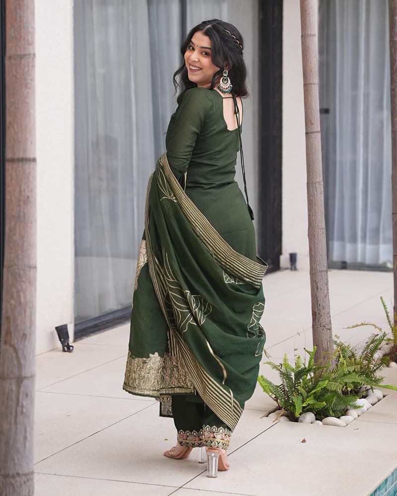 Three Piece Anarkali Suit
