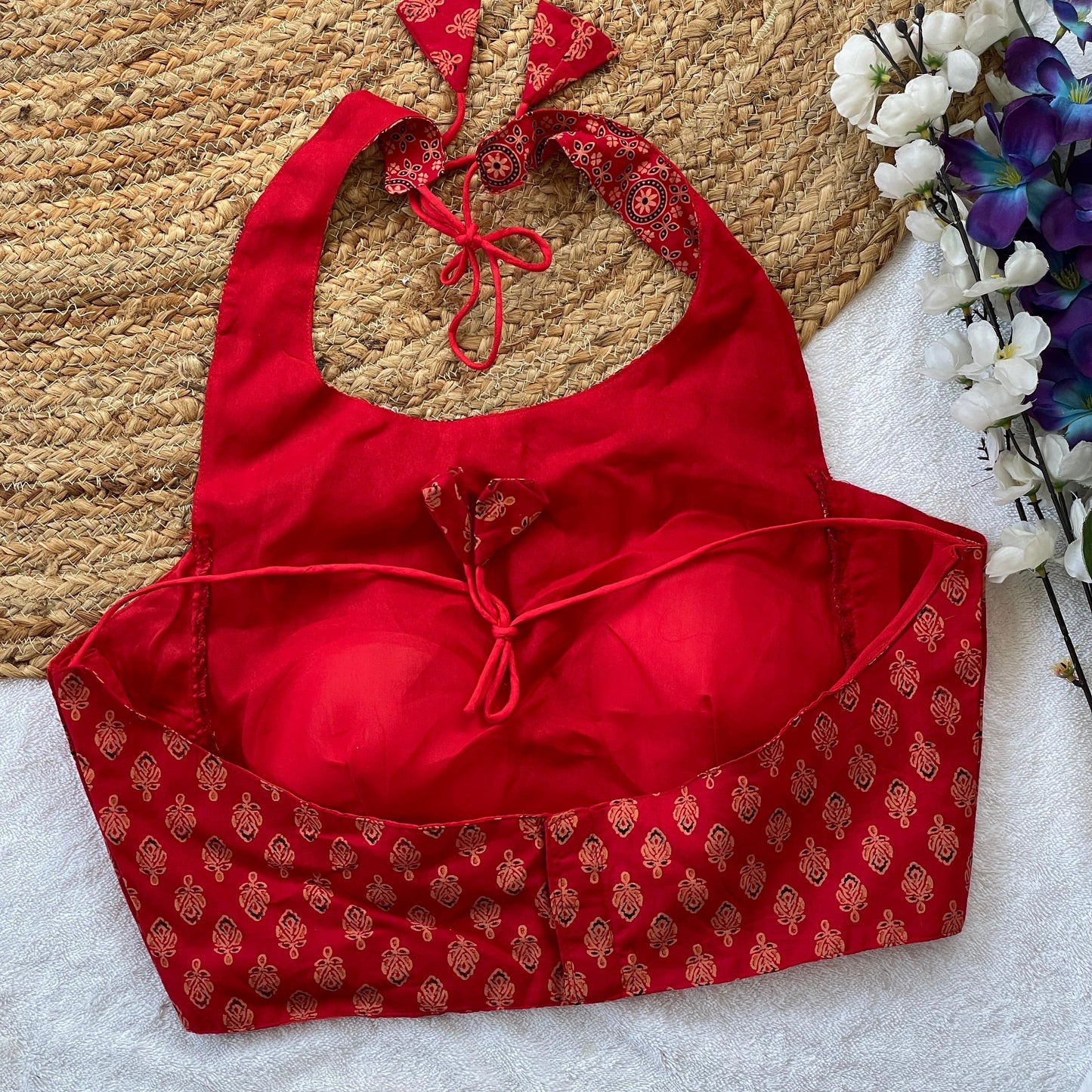 Ajrakh Cotton Blouse