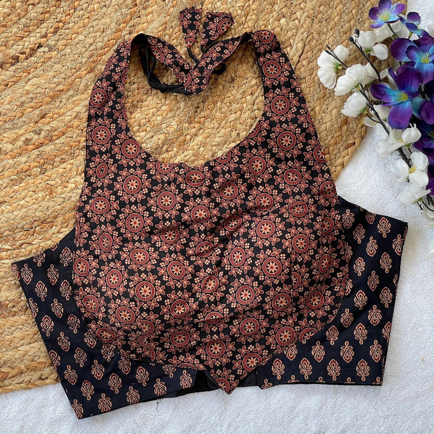 Ajrakh Cotton Blouse