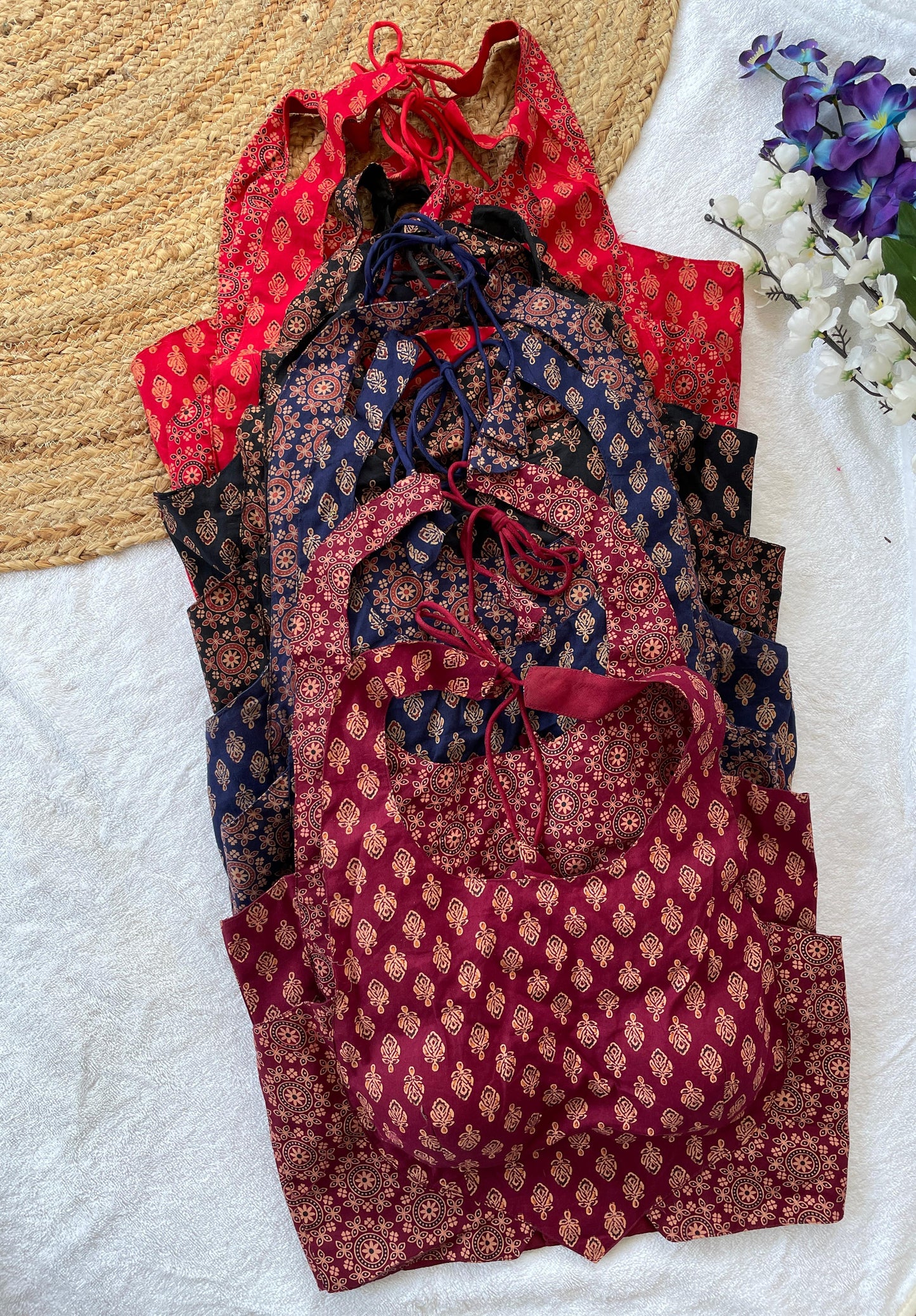 Ajrakh Cotton Blouse